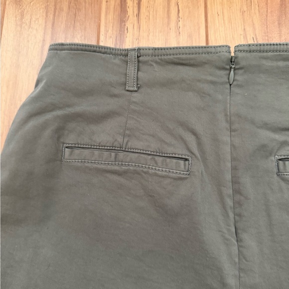 Anthropologie Washed Utility Shorts in Olive - Picture 5 of 7